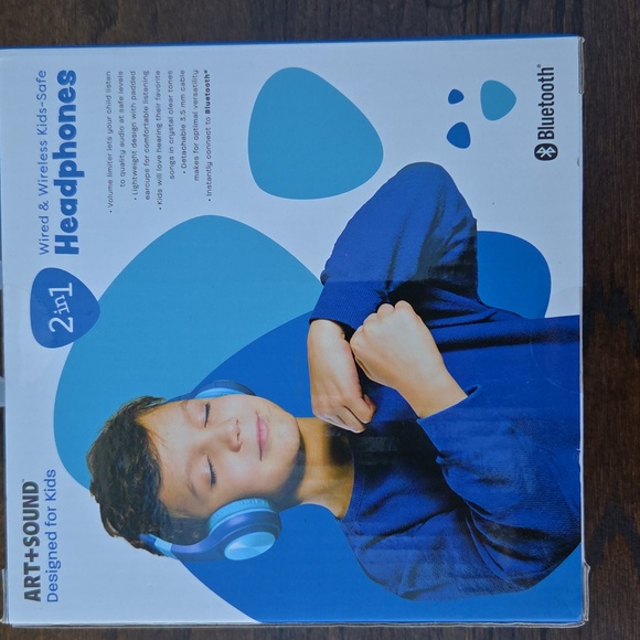 Art And Sound Bluetooth Wireless Headphones for Kids NEW - Picture 5 of 7
